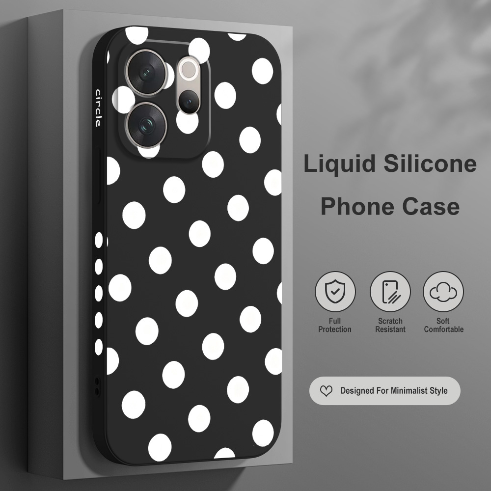 Vivo V40 - Casing Ponsel Titik Bulat Untuk Vivo