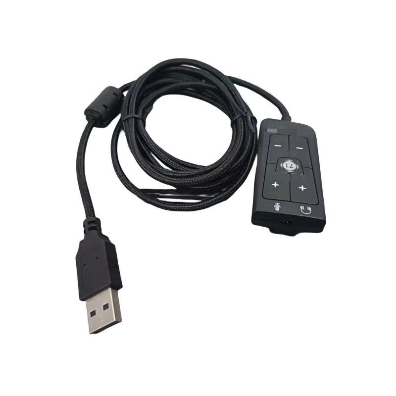 Usb Sound Card External - M17B Adaptor USB Kartu Eksternal Mikrofon