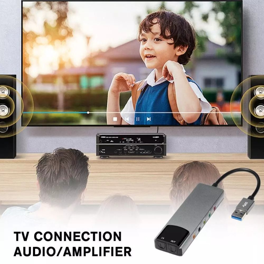Usb Sound Card External - Kartu Suara USB Baru 7.1 5.1