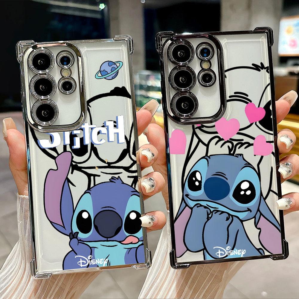 Samsung Galaxy S24 - Casing Silikon Motif Jahitan untuk Samsung