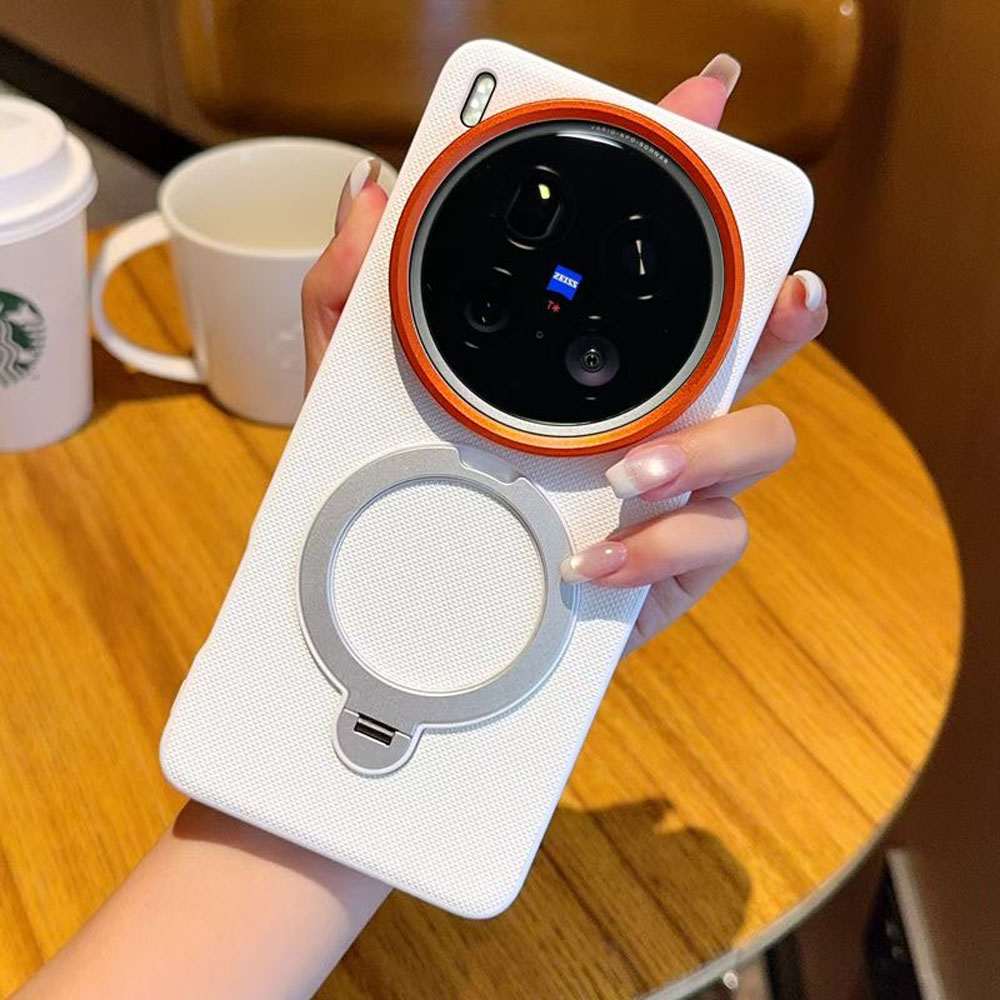 Vivo X200 - Casing Ponsel Magnetik Bertekstur Berlian untuk