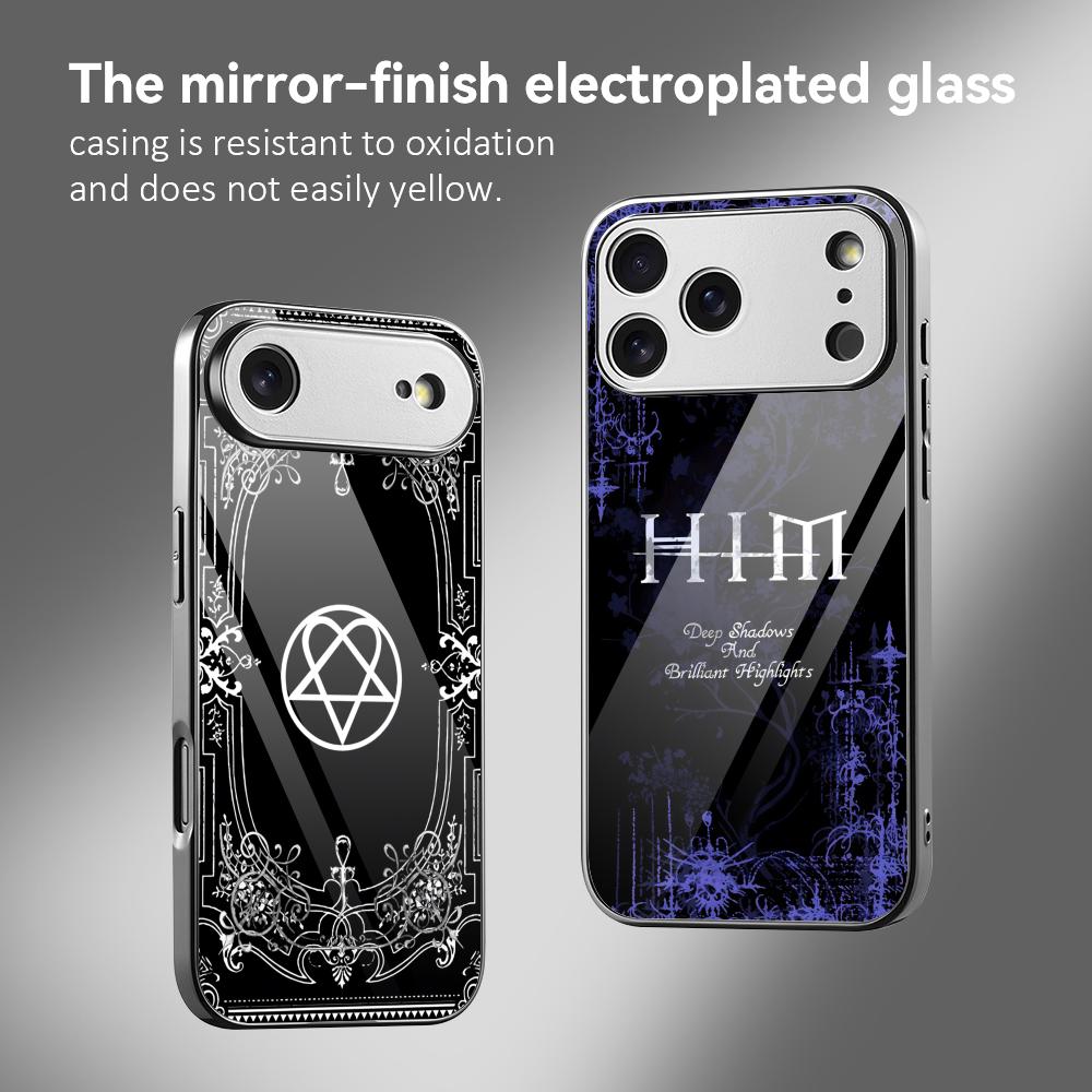 Apple Iphone 15 Pro Max - Casing HP ROCK Band H-HIM untuk