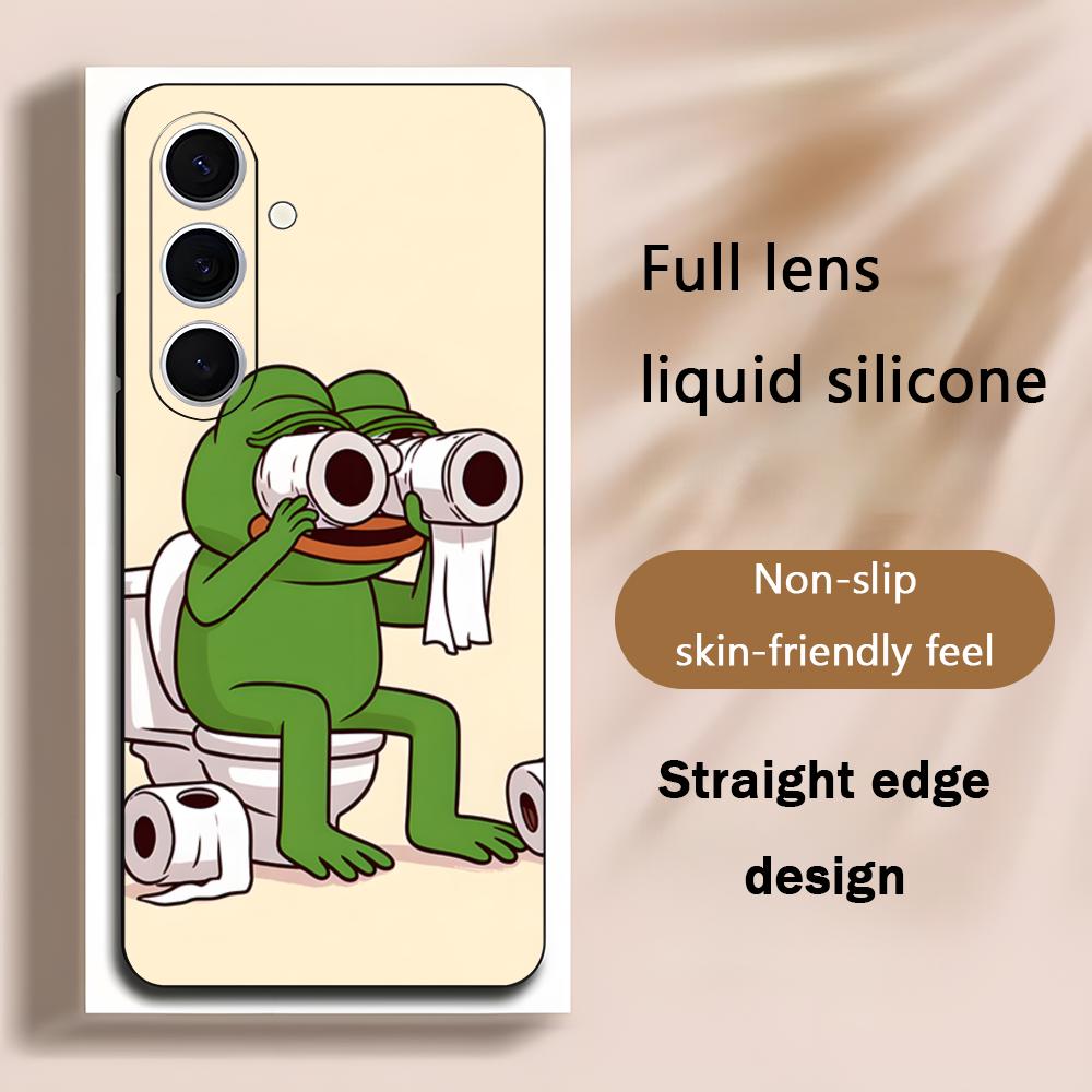 Samsung Galaxy S24 - Casing Ponsel Keren Gambar Katak Pepe