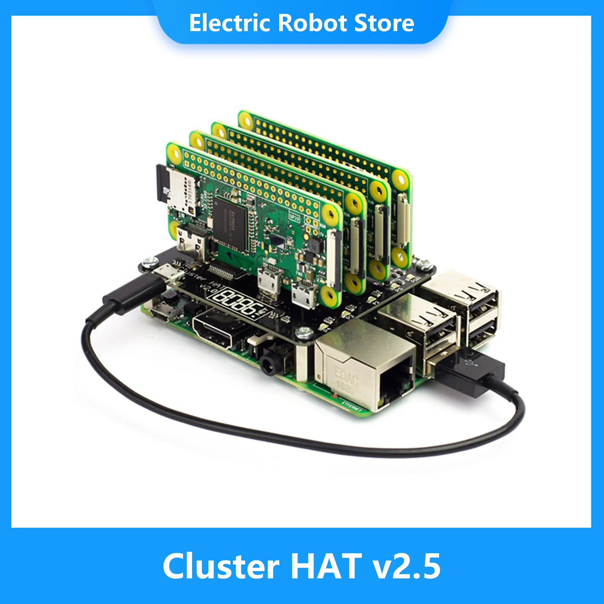 Electronics Or Gadgets - Cluster HAT v2.5 Dikonfigurasi untuk menggunakan