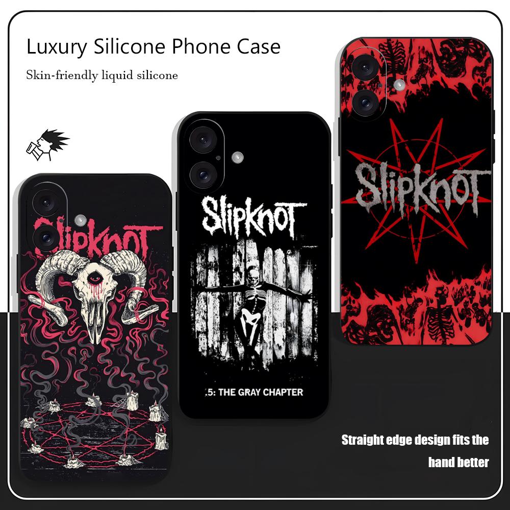 Apple Iphone 15 Pro Max - Casing Ponsel Band Populer S-slipknot untuk