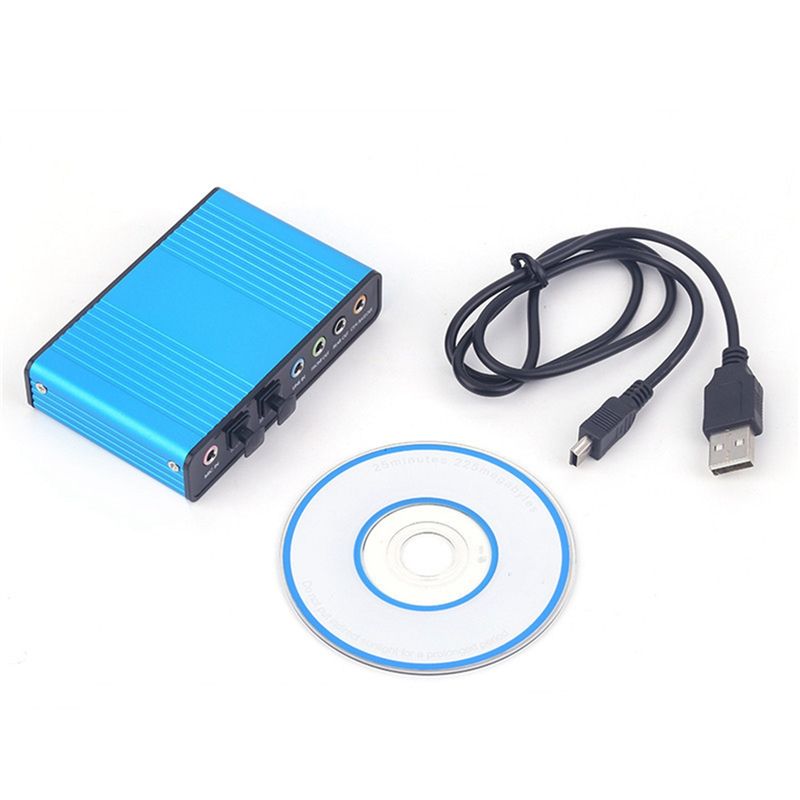 AA19 Kartu Suara Optik USB 6 S - Usb Sound Card External ulasan dan harga