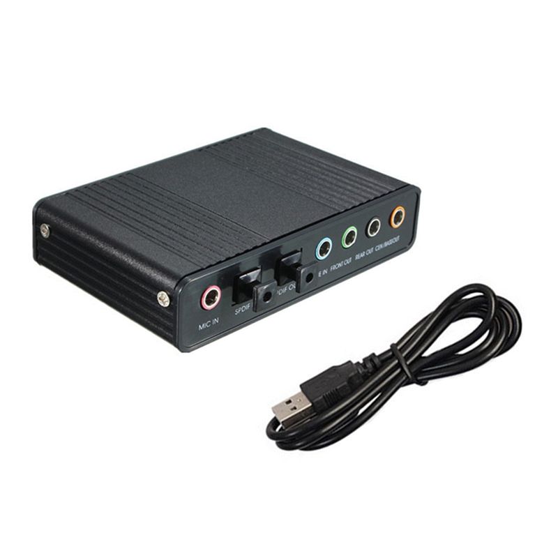 AA19 Kartu Suara Optik USB 6 S - Usb Sound Card External ulasan dan harga