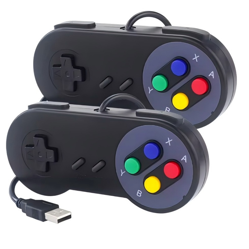 2 Buah Pengendali Berkabel Joy - Retro Game Controller Usb ulasan dan harga