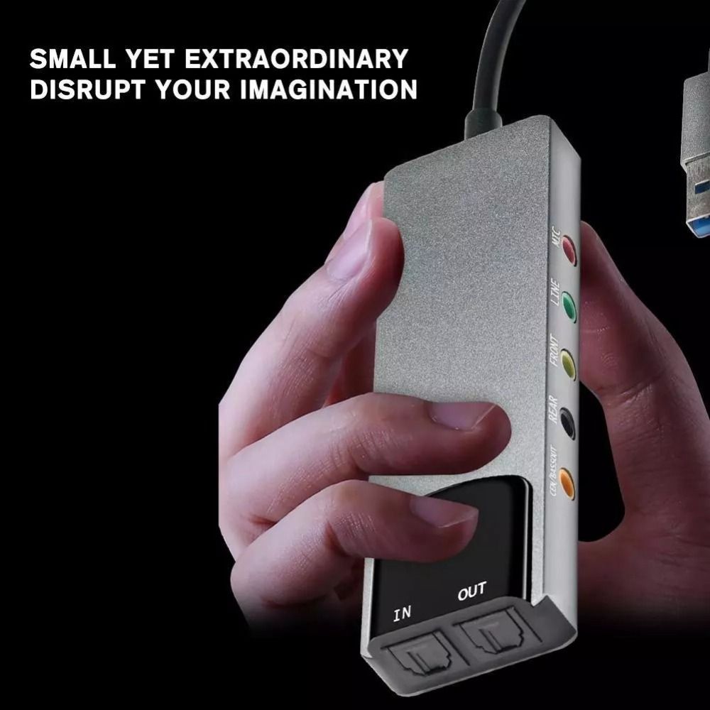Kartu Suara USB Baru 7.1 5.1 S - Usb Sound Card External ulasan dan harga