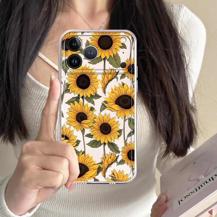 Casing Pola Bunga Matahari yan - Apple Iphone 15 Pro Max ulasan dan harga