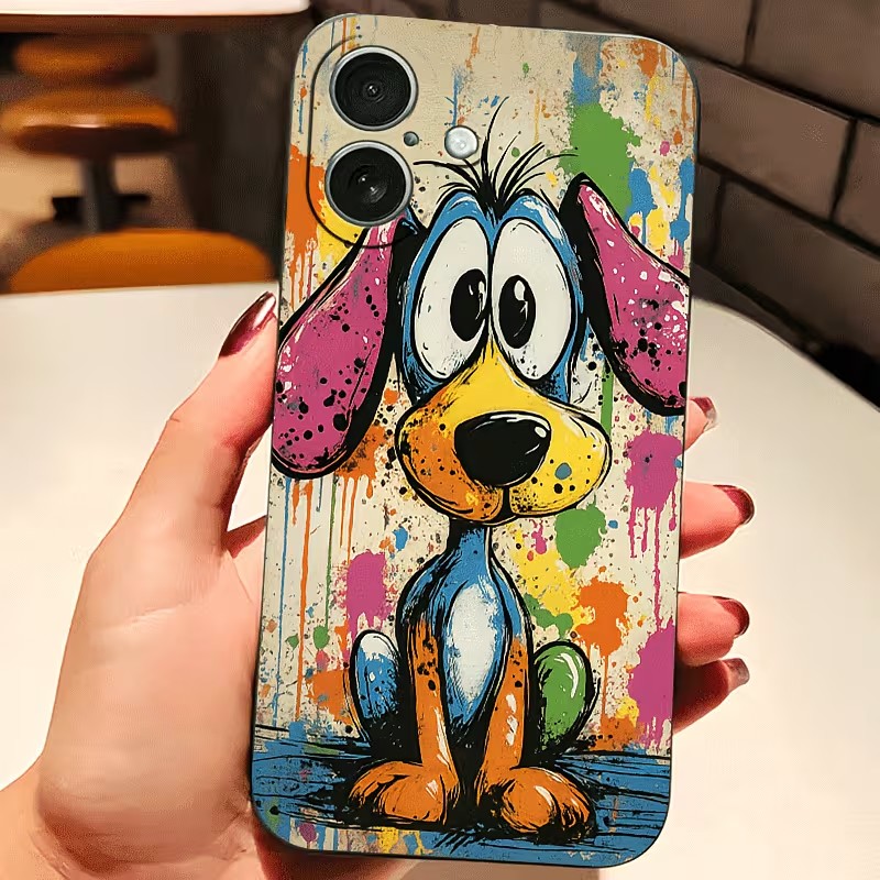 Casing HP TPU Motif Anjing War - Apple Iphone 15 Pro Max ulasan dan harga