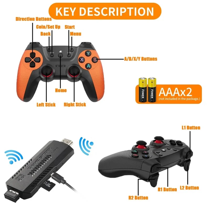 X2 Ultra Pro Retro Game Stick  - Retro Game Controller Usb ulasan dan harga