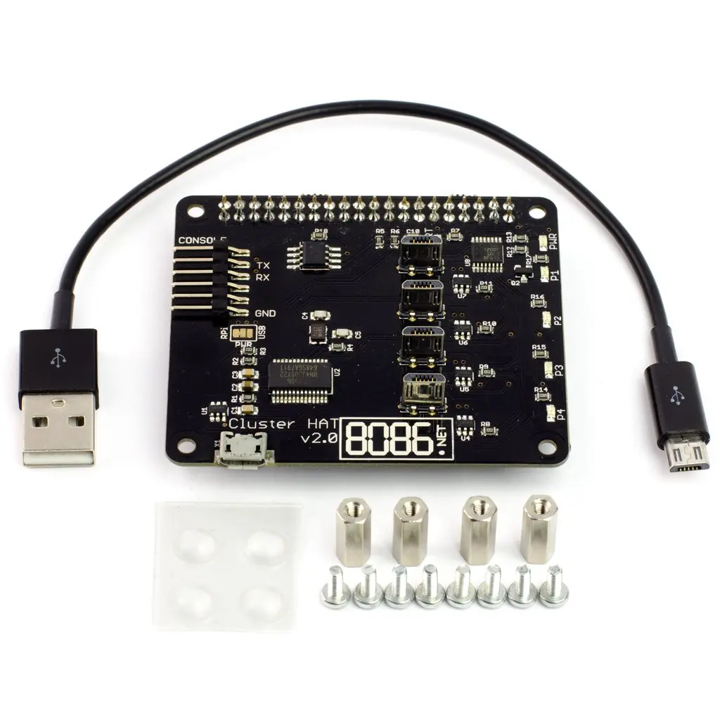 Cluster HAT v2.5 Dikonfigurasi - Electronics Or Gadgets ulasan dan harga