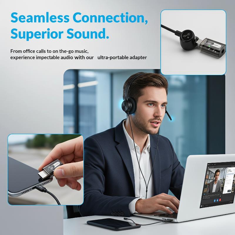 Adaptor Audio USB A ke 35mm TR - Usb Sound Card External ulasan dan harga