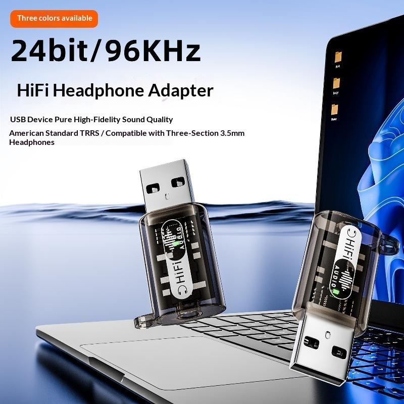 Adaptor Audio USB A ke 35mm TR - Usb Sound Card External ulasan dan harga