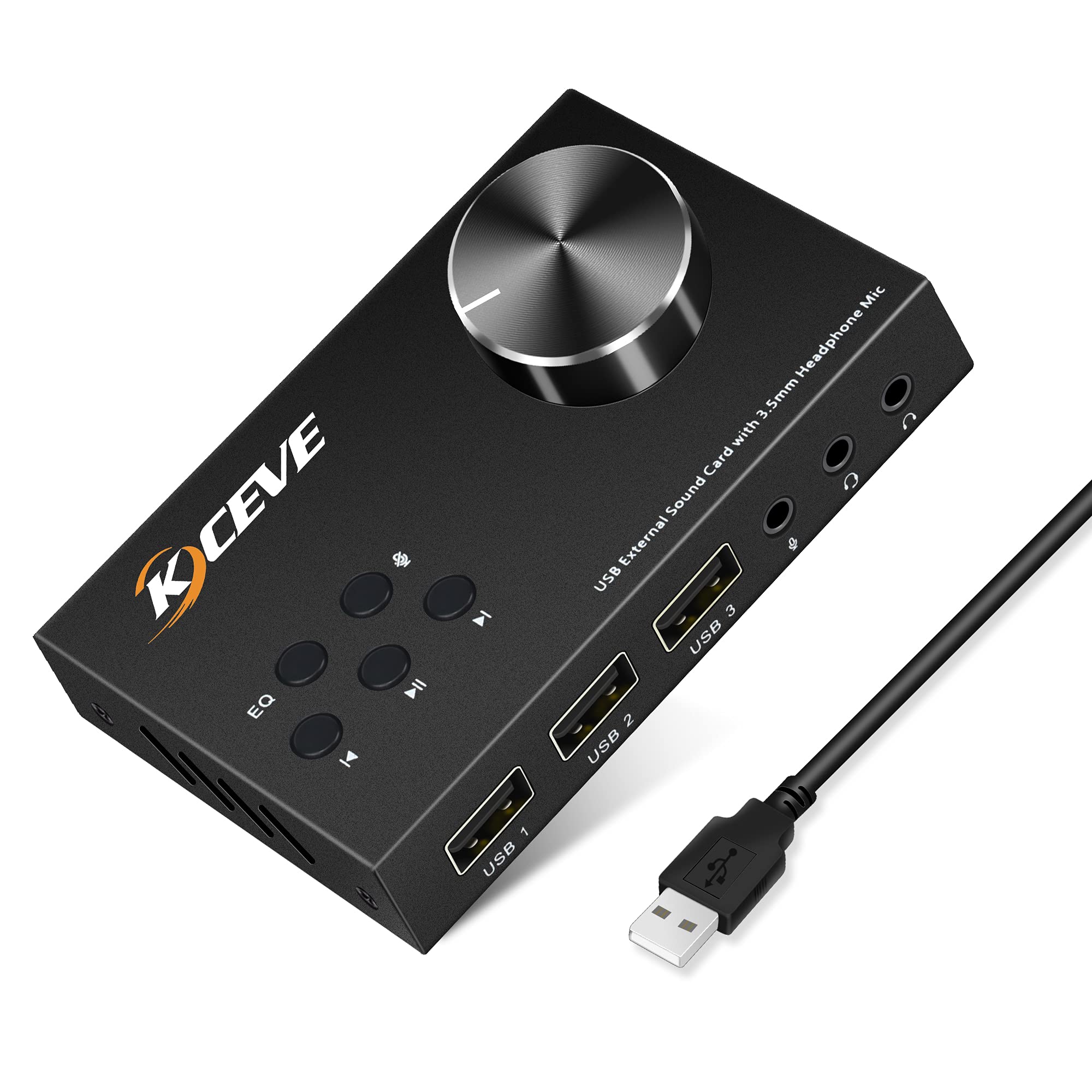 Kartu Suara Eksternal dengan K - Usb Sound Card External ulasan dan harga