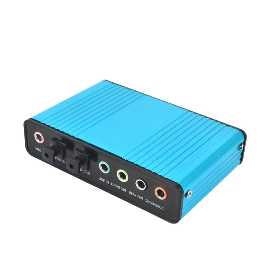 Kartu suara USB 2.0 6 Channel  - Usb Sound Card External ulasan dan harga