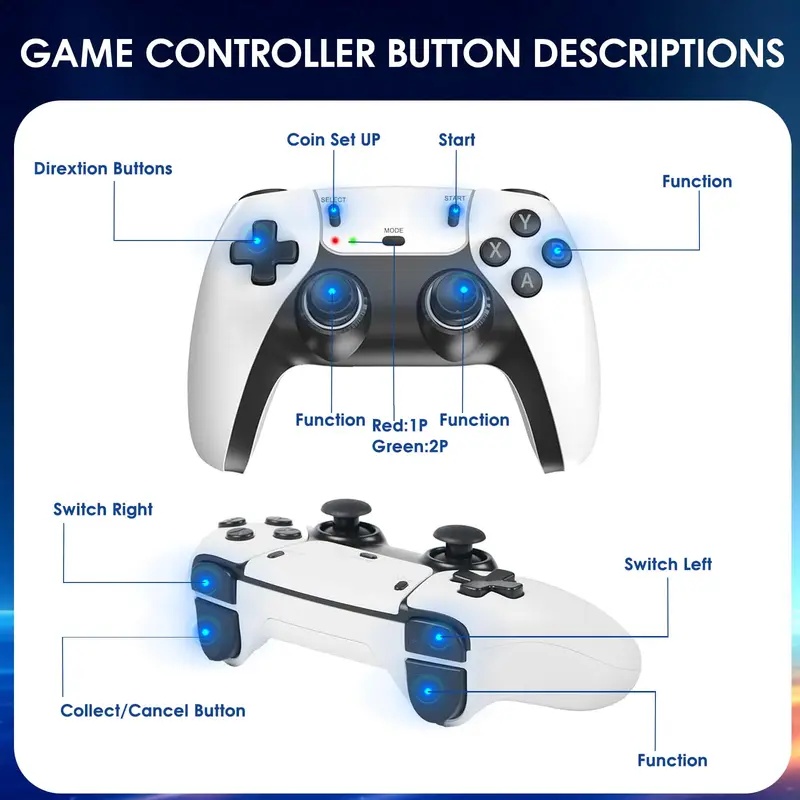 Konsol Game TV Nirkabel 2.4G M - Retro Game Controller Usb ulasan dan harga