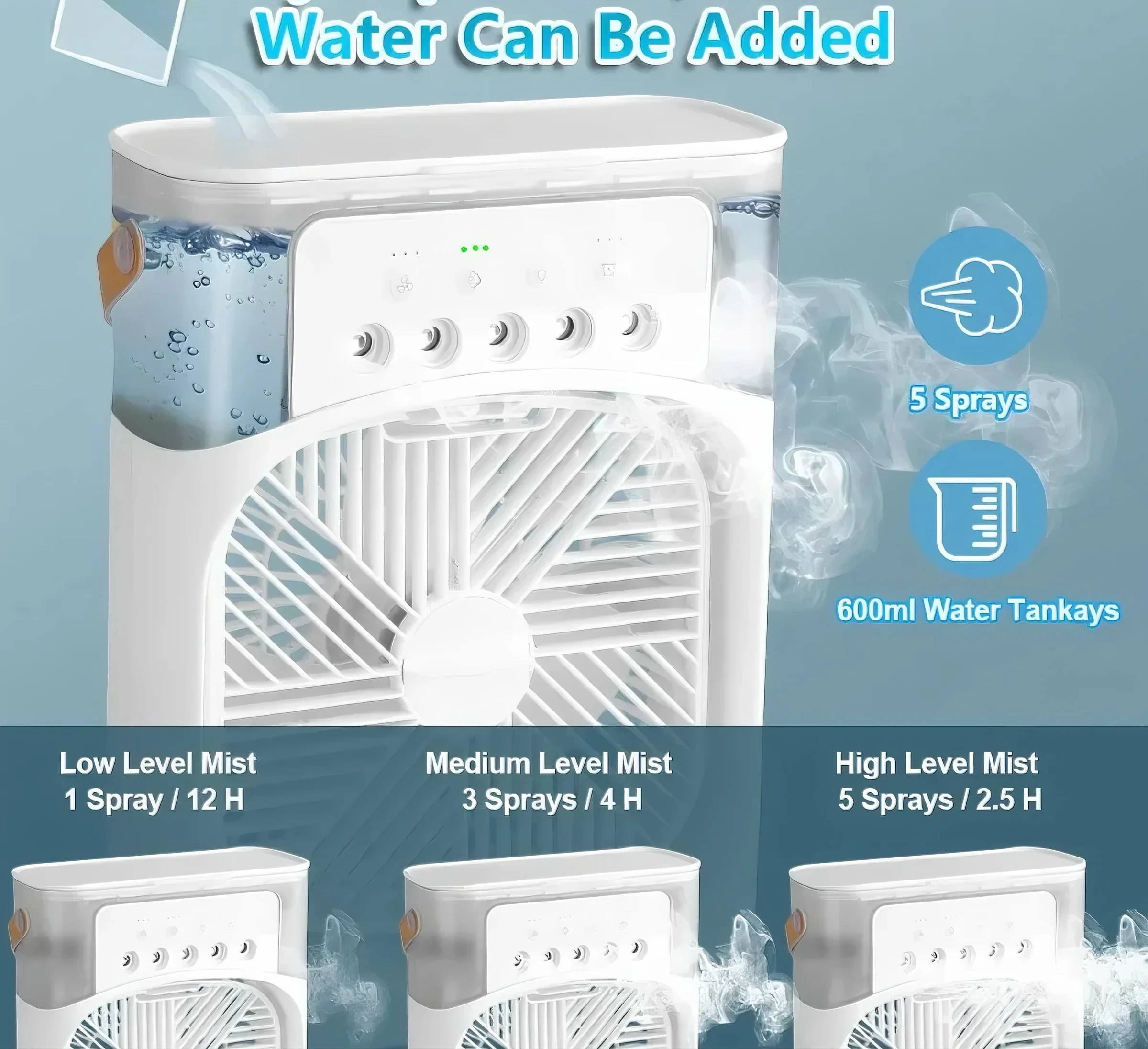 Kipas 3 In 1 Kipas Pelembap Ud - Electronic Gadgets For Home ulasan dan harga