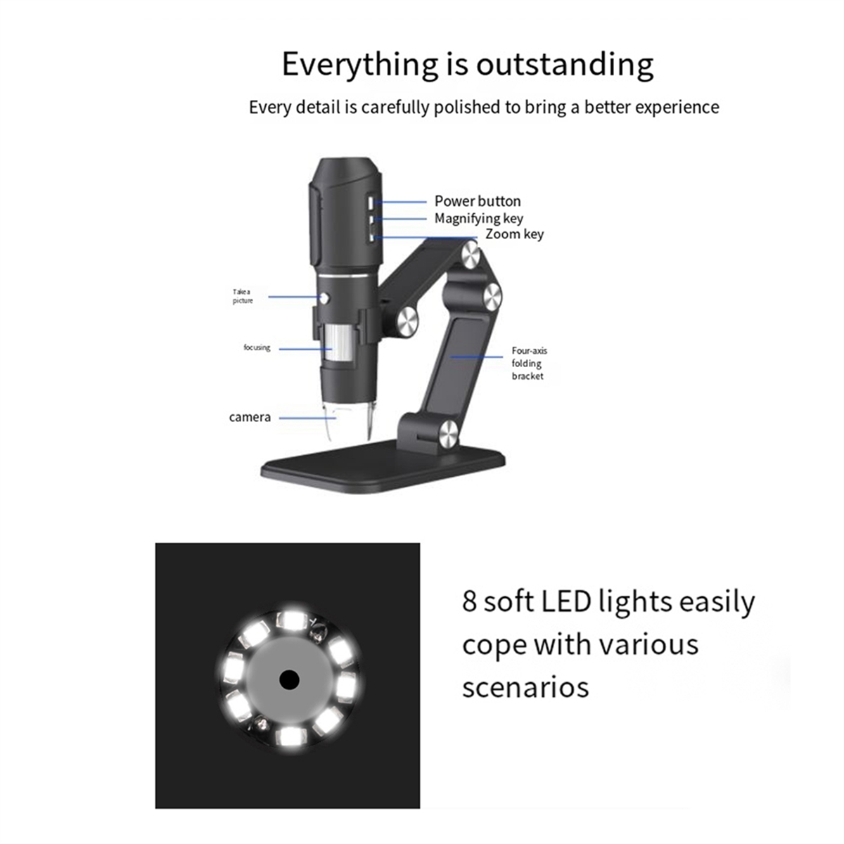 Mikroskop Nirkabel A06K, Mikro - Usb Microscope Digital ulasan dan harga