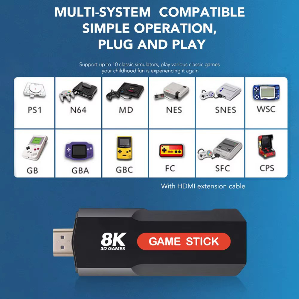 X2 Game Stick HD 4K 8K 3D Kons - Retro Game Controller Usb ulasan dan harga