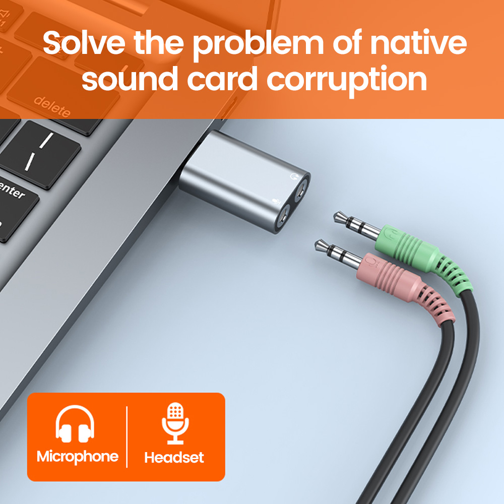 Elough adaptor kartu suara eks - Usb Sound Card External ulasan dan harga