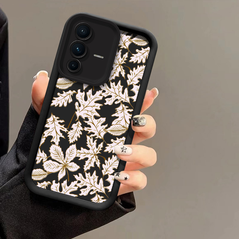 Casing Ponsel Pola Daun untuk  - Vivo V40 ulasan dan harga