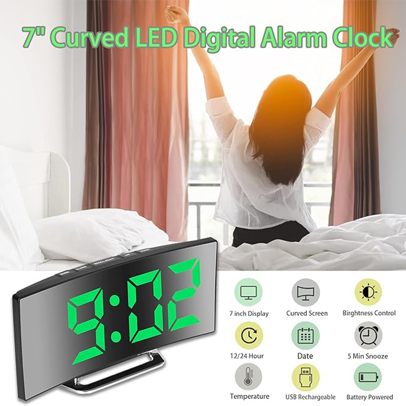 Jam Alarm Digital LED Layar Me - Electronic Gadgets For Home ulasan dan harga