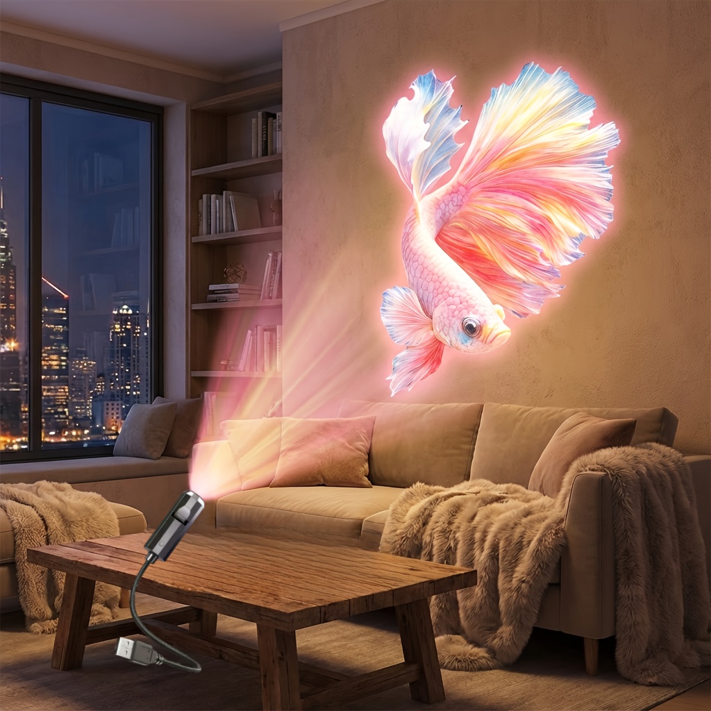 Lampu Proyektor USB Ocean, 8 L - Electronic Gadgets For Home ulasan dan harga
